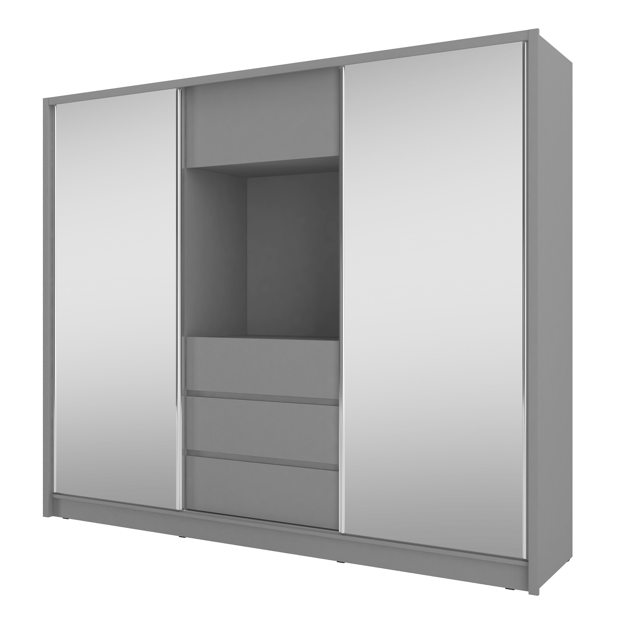 Large grey deals wardrobe